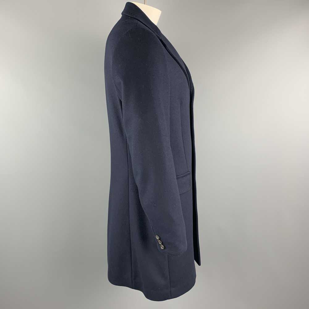 Benetton BENETTON Size L Navy Wool Blend Notch La… - image 4