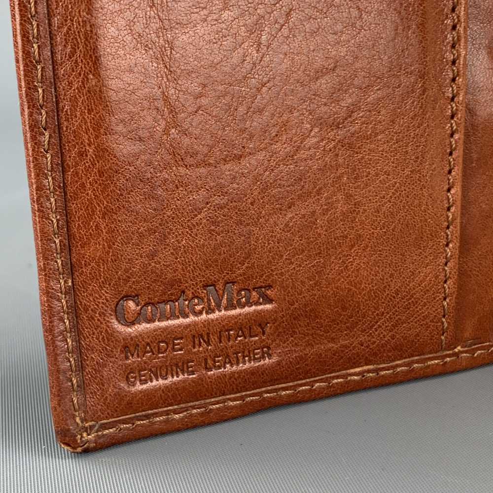 Designer CONTE MAX Tan Leather Phone Contacts Book - image 6