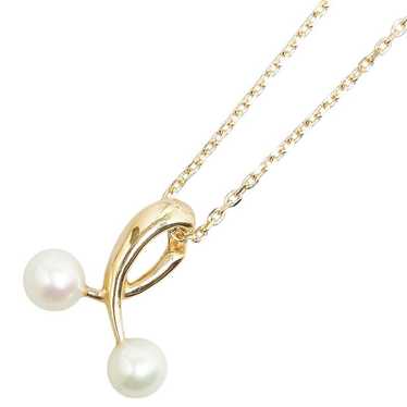 Other LuxUness K18YG Yellow Gold Akoya Pearl Neckl