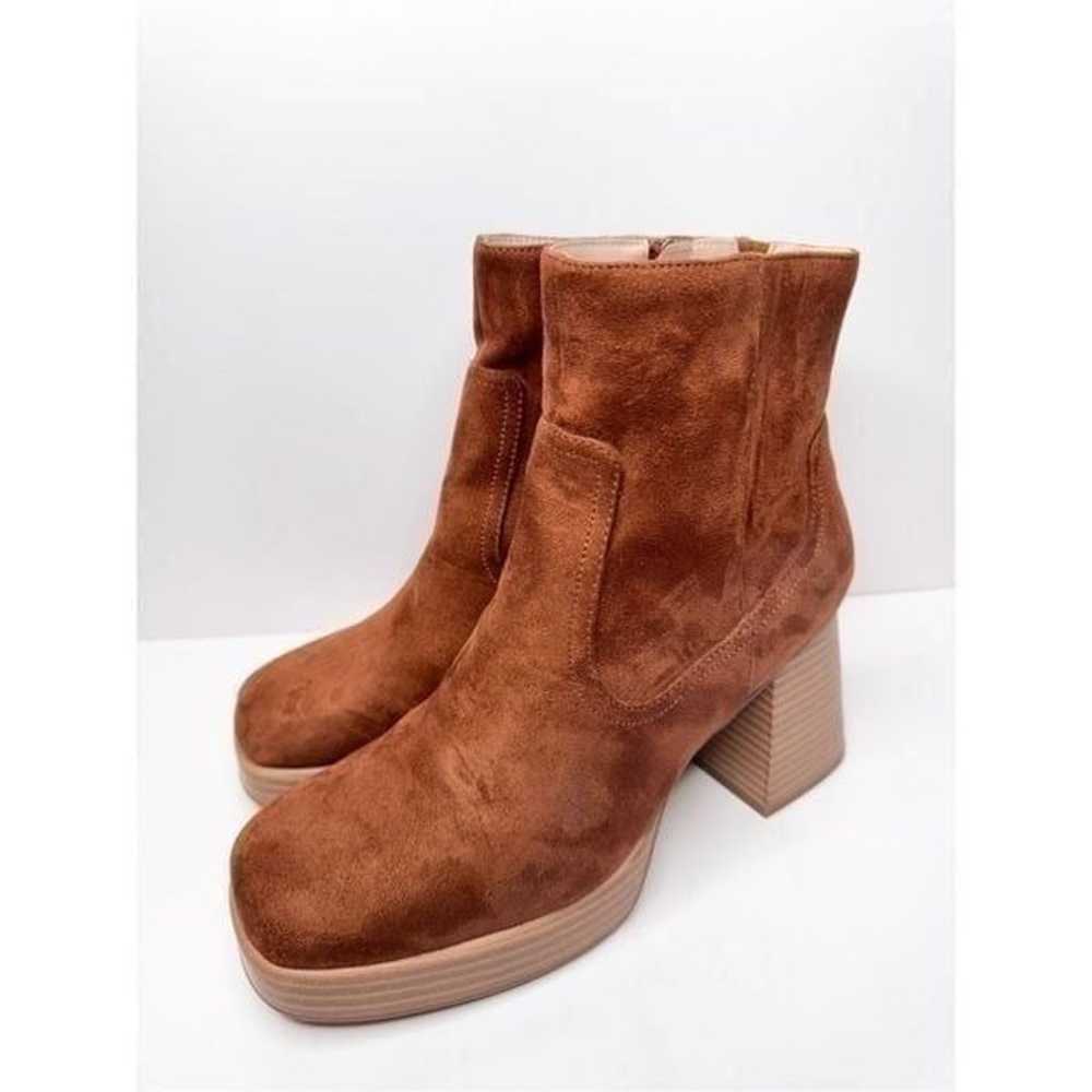 BP Nordstrom Platform Bootie Size 8.5 Square Toe … - image 1