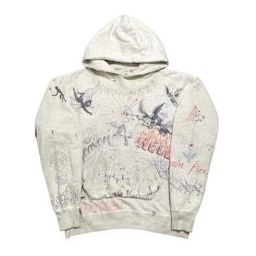 Saint Michael x Dr Woo Graffiti Hooded Sweatshirt… - image 1