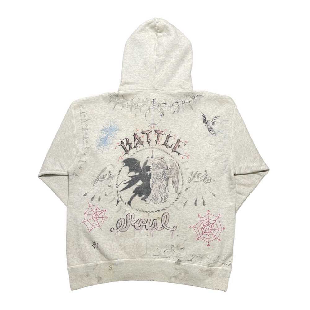 Saint Michael x Dr Woo Graffiti Hooded Sweatshirt… - image 2