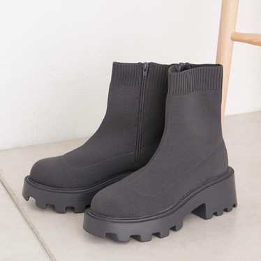 Chico Thick-soled Short Ankle Sock Boots