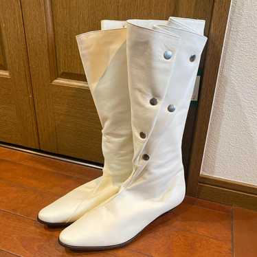 Tsumori Chisato Long Boots 231/2 Ivory