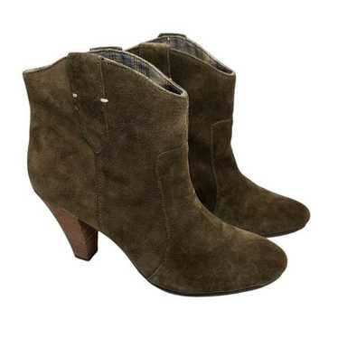 Nine West Olive Green Women’s Suede Western Inspir