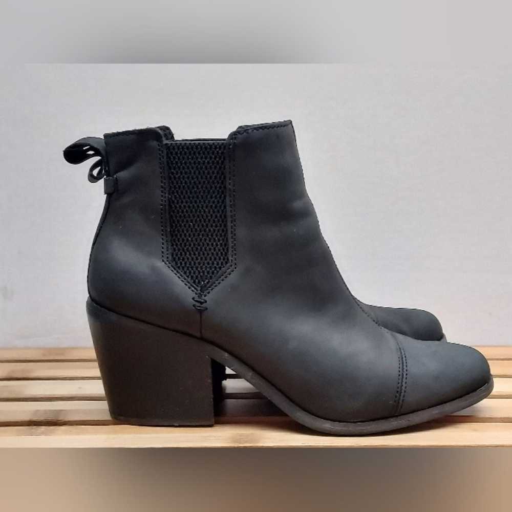 TOMS Womens | Black | Everly Leather Pull On Ankl… - image 6