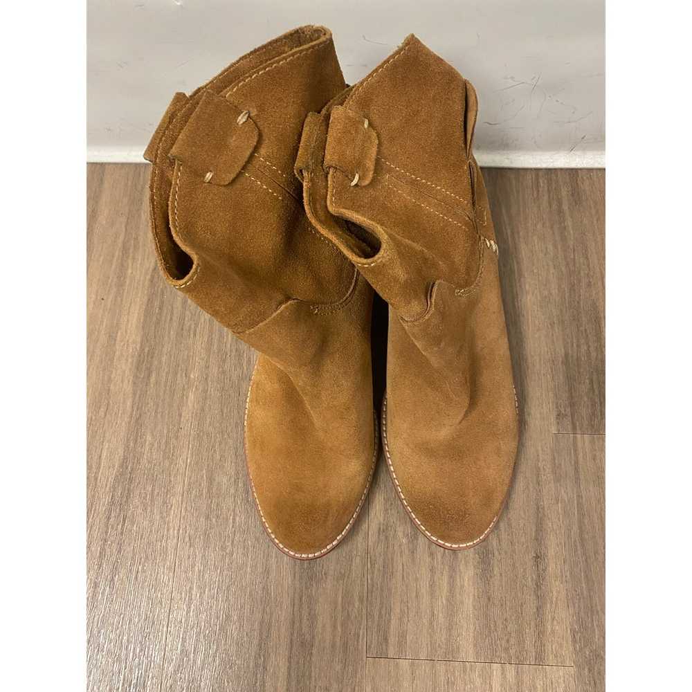 Dolce Vita Slouchy Suede Ankle Boots Sz 8.5 - image 4