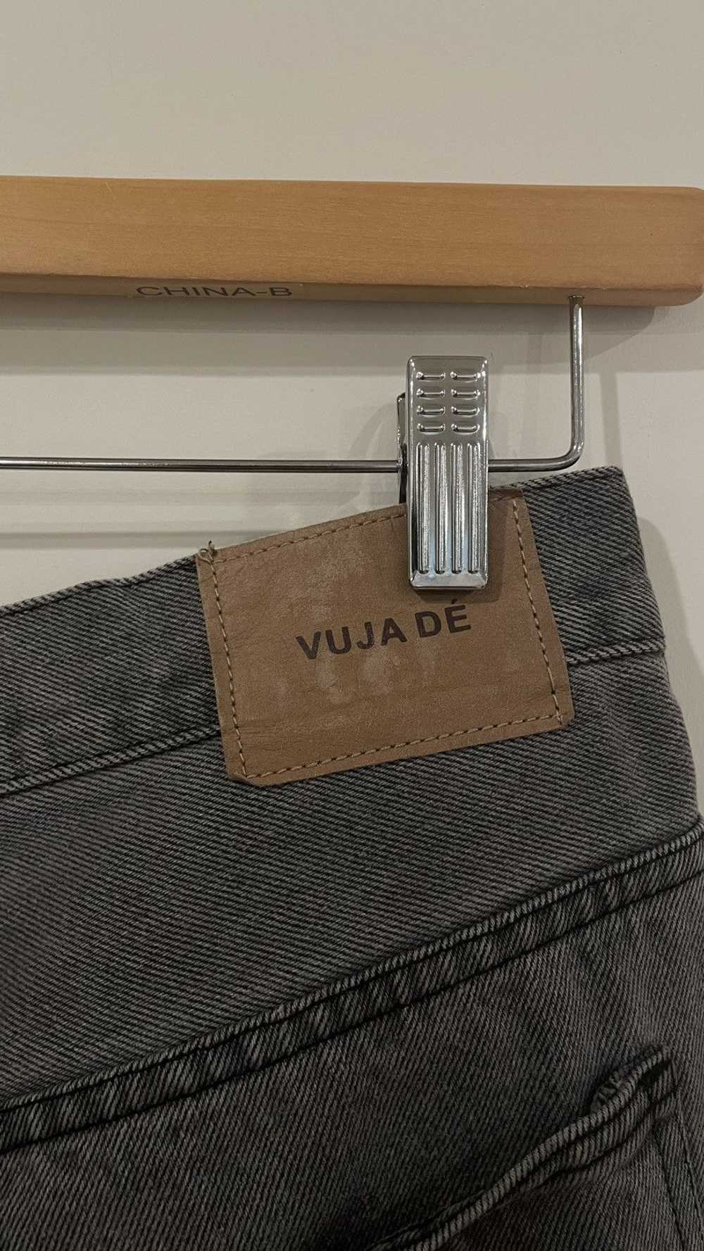 Vuja De Vuja De Grey Uneven Dye Denim Pants - image 6