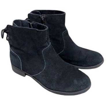 American Eagle Black Suede Ankle Booties