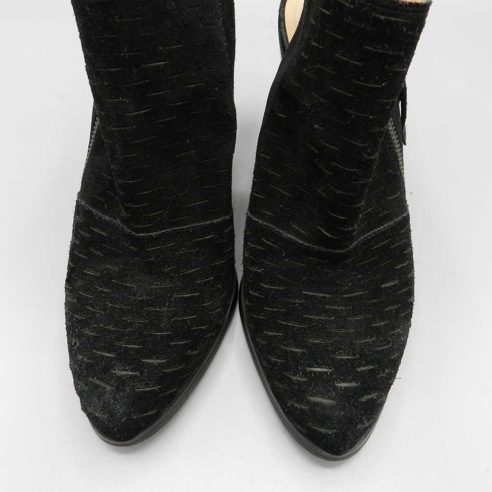 Gunmetal Devyn Booties Size 9.5 Black Suede Leath… - image 10