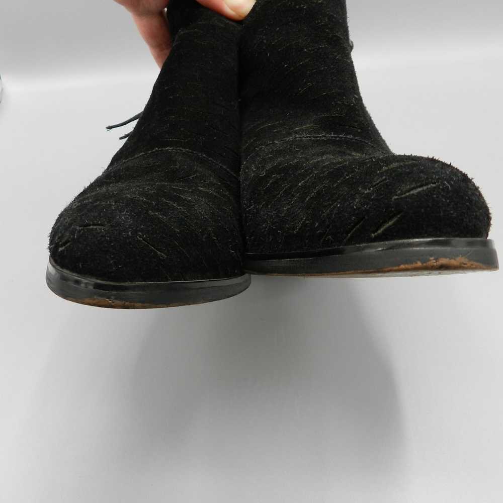 Gunmetal Devyn Booties Size 9.5 Black Suede Leath… - image 5