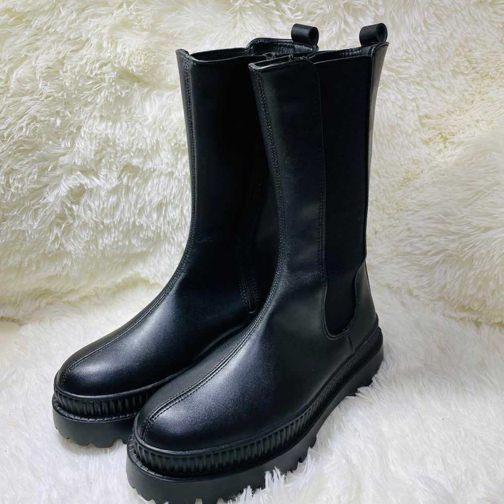 Classical Elf Side Gore Boots Size M Black Zipper… - image 1