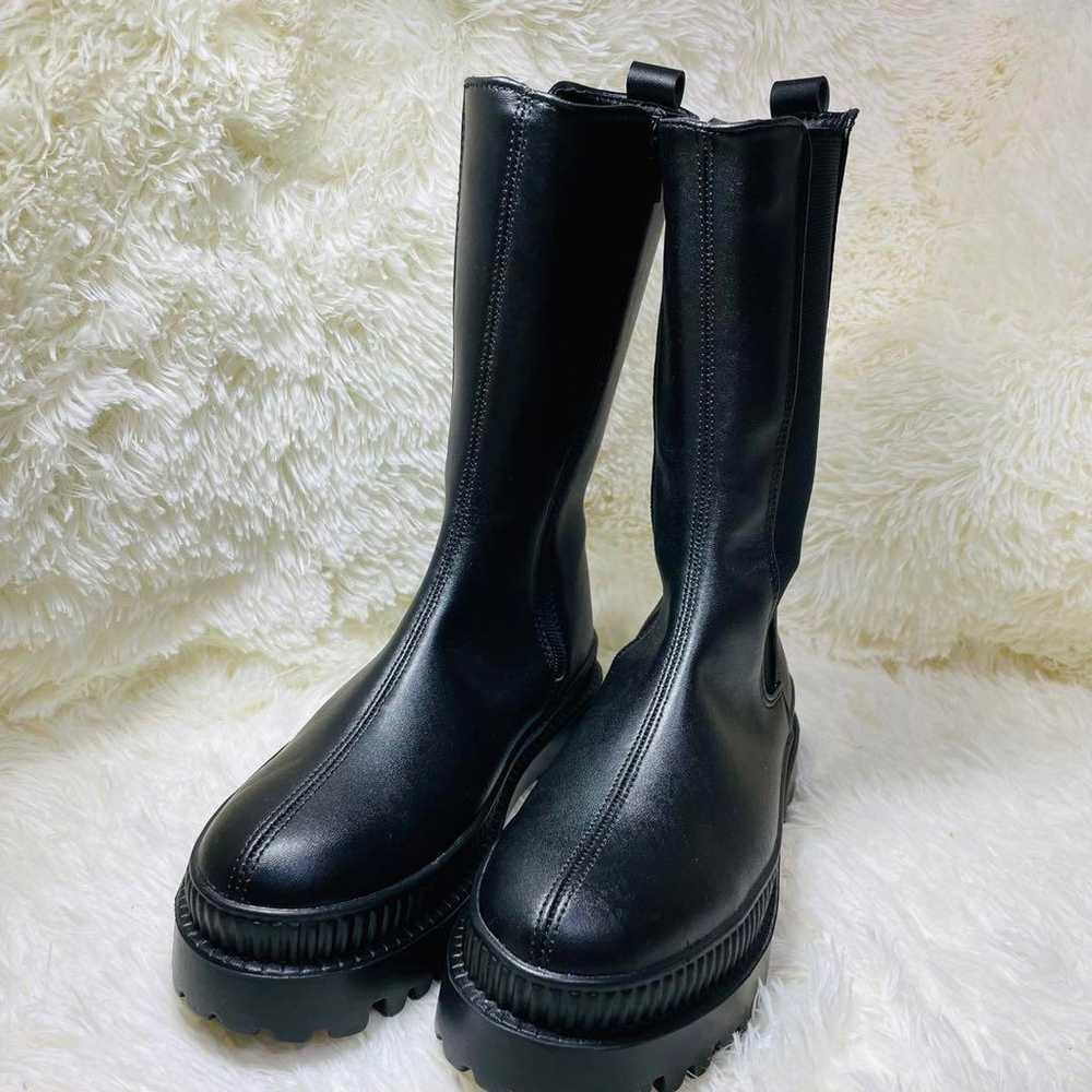 Classical Elf Side Gore Boots Size M Black Zipper… - image 2