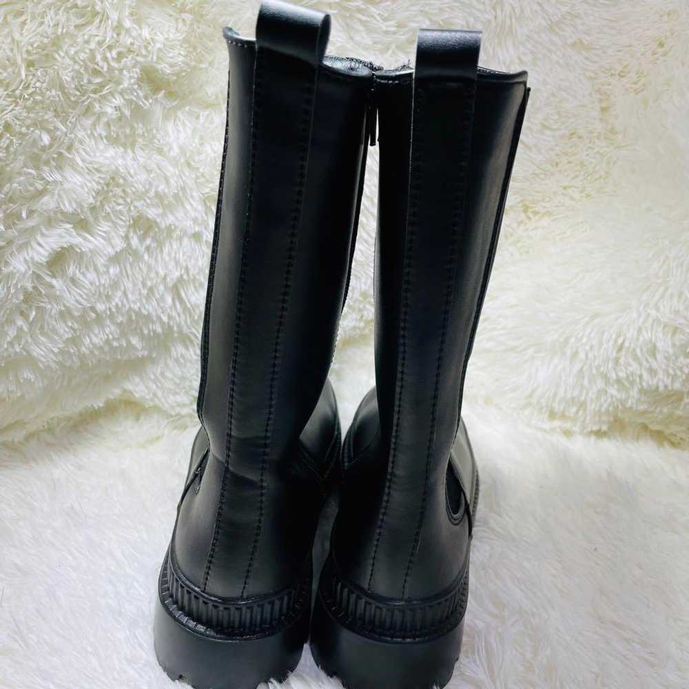 Classical Elf Side Gore Boots Size M Black Zipper… - image 3