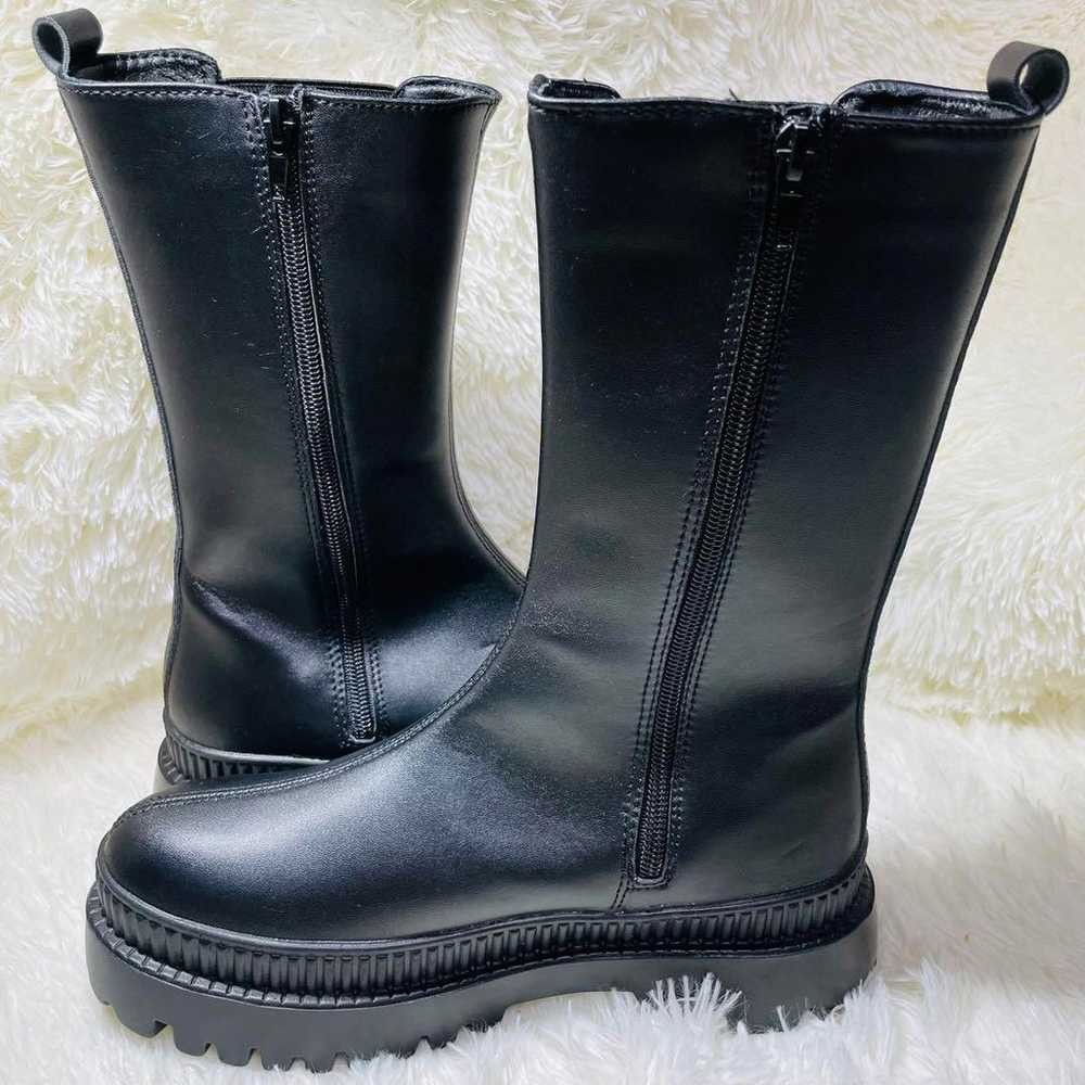 Classical Elf Side Gore Boots Size M Black Zipper… - image 4