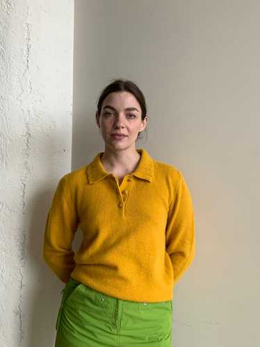 1980s yellow sweater