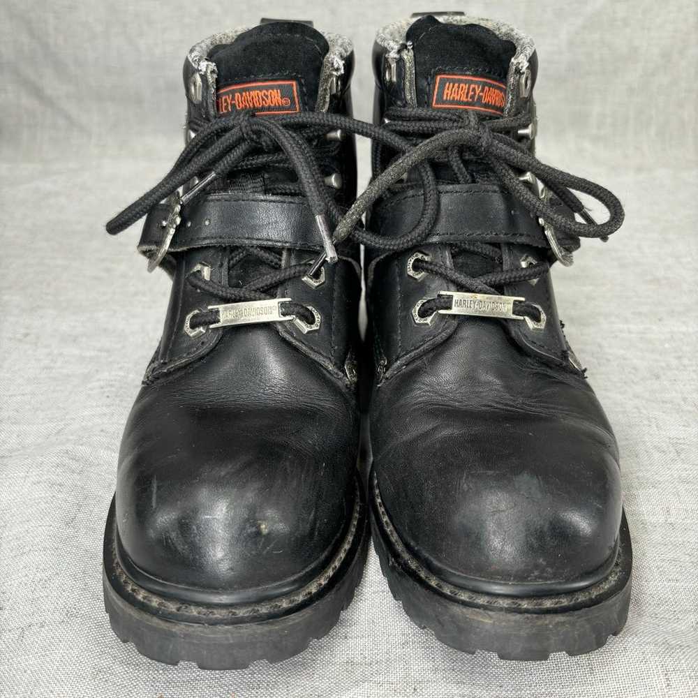 Harley-Davidson Faded Glory Boots Black Leather M… - image 3