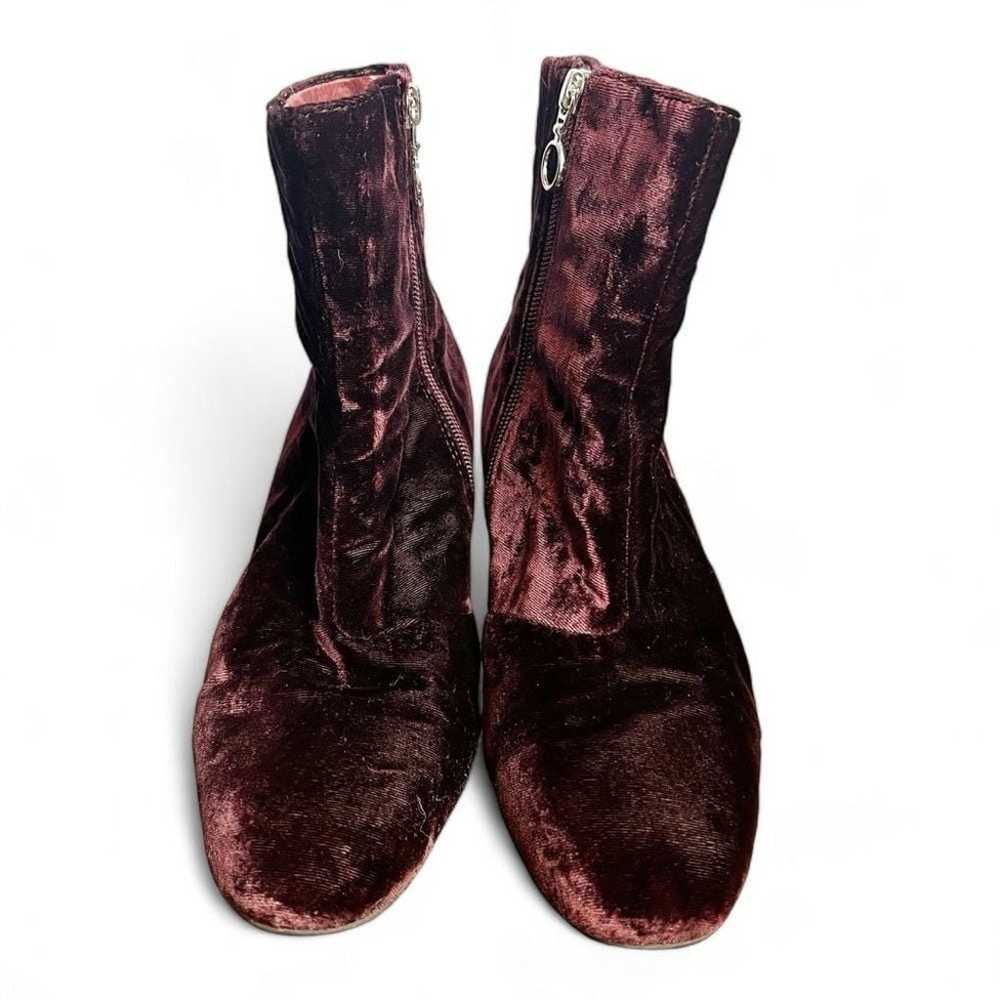 Earth - Women's Sparta Burgundy Crushed Velvet An… - image 2