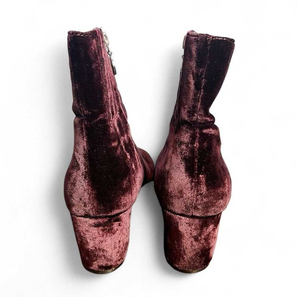 Earth - Women's Sparta Burgundy Crushed Velvet An… - image 3