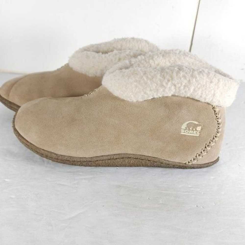 Sorel Women's Valle US 7 Leather Suede Beige Flee… - image 2