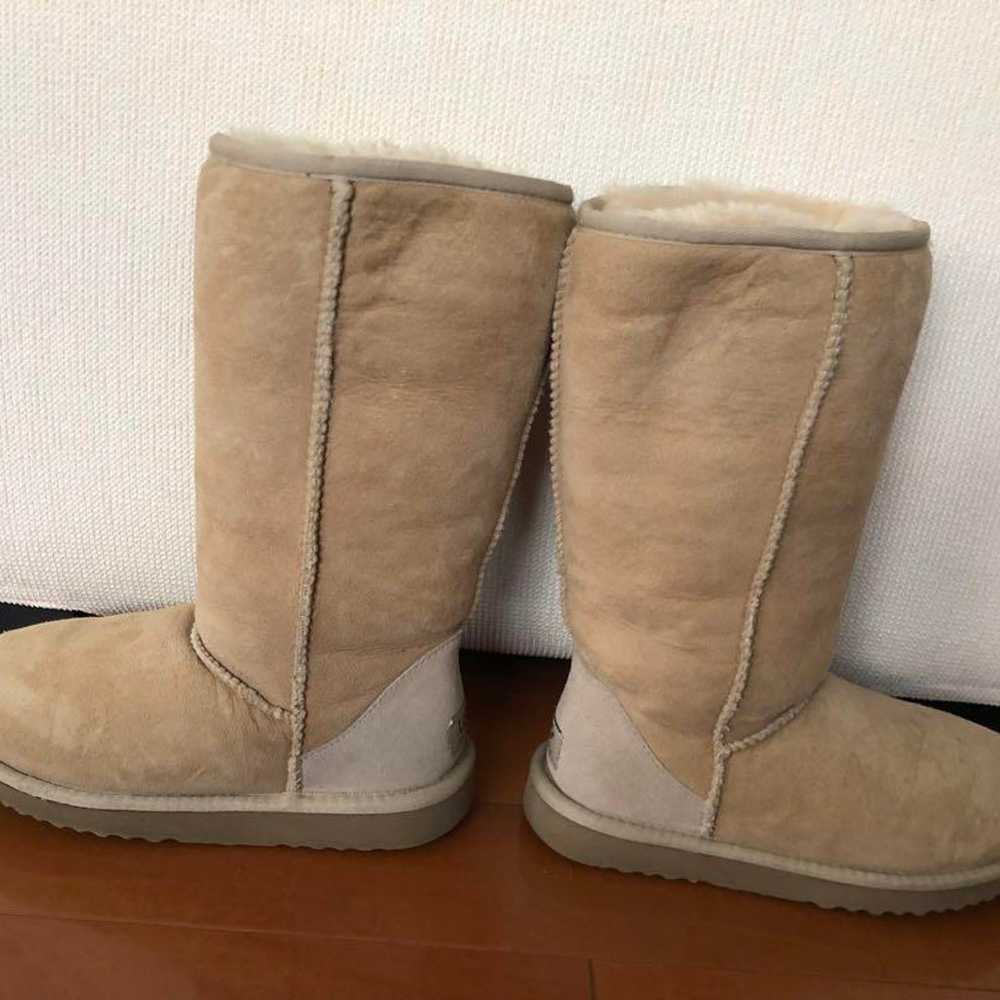 Genuine UGG Real Fur Boots ⭐︎ Sand (Beige) - Used… - image 3