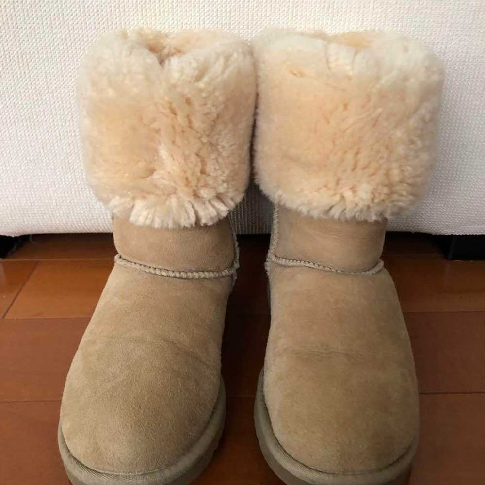 Genuine UGG Real Fur Boots ⭐︎ Sand (Beige) - Used… - image 5