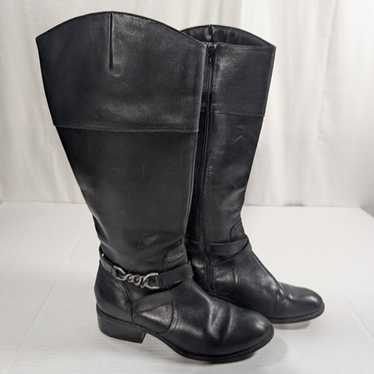 Ralph Lauren Leather Knee Boots Size 7  Menna - image 1