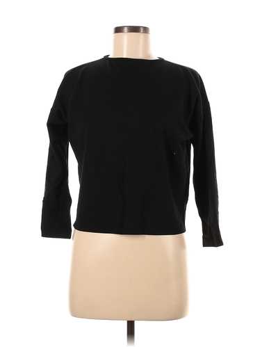 Eileen Fisher Women Black 3/4 Sleeve T-Shirt XXS