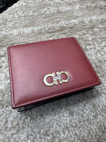 Salvatore Ferragamo LEATHER COIN PURSE WALLET POUC