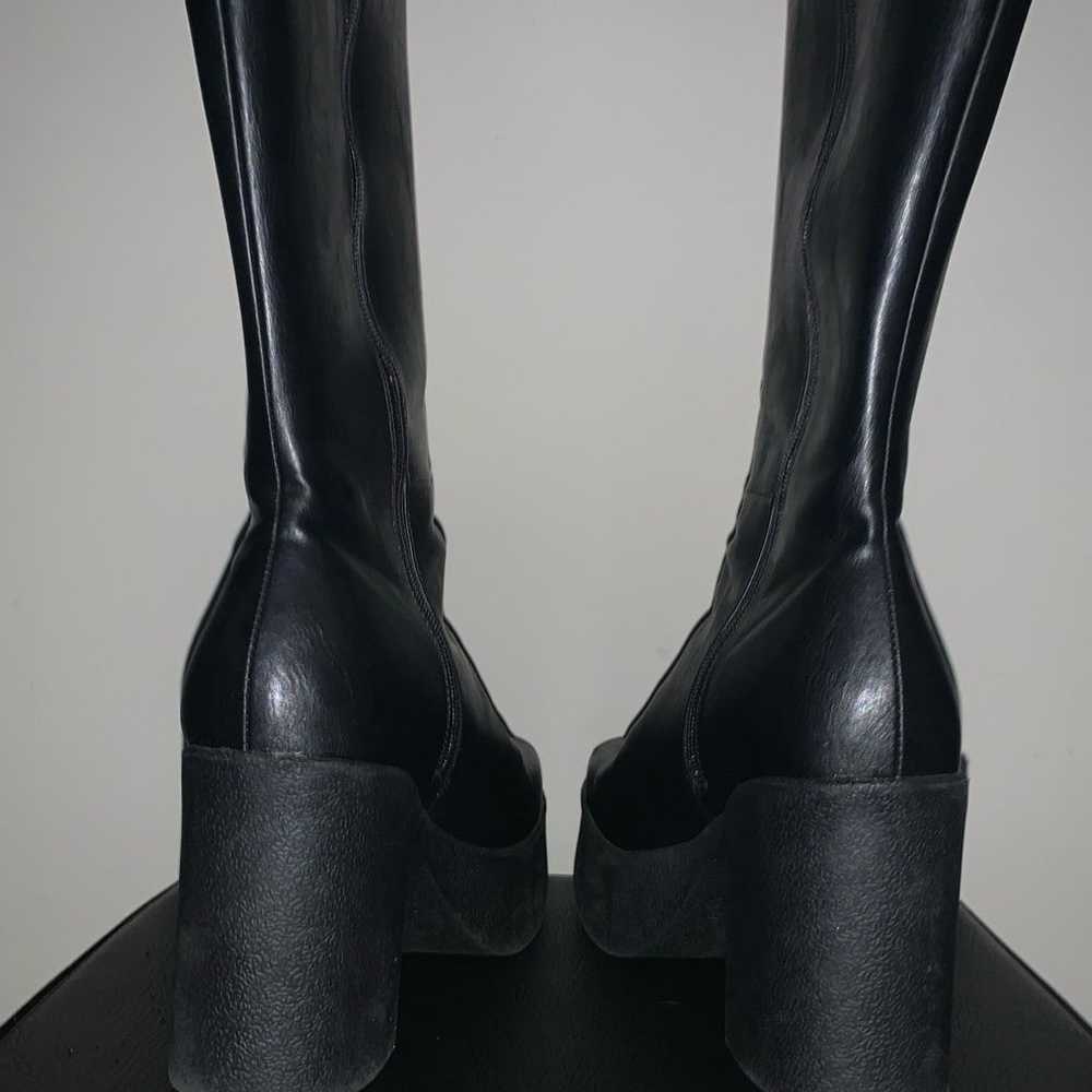 Lamoda Platform Calf High Boots - Size 9 - image 3