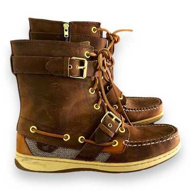 Sperry Topsider Womens Journeys Boots Lace Up 9289