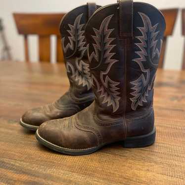 Ariat Western Boots Women’s Leather Work Cowboy Co