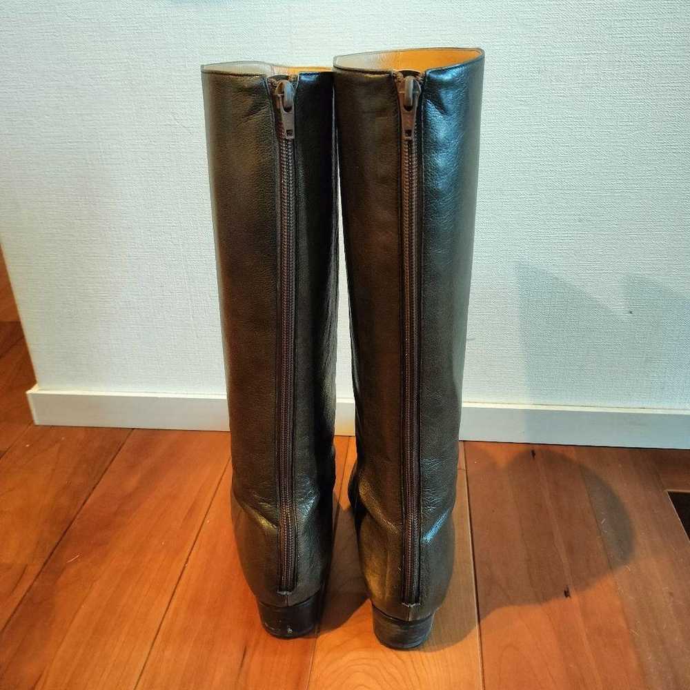 Tsumori Chisato Long Boots 24 cm Genuine Leather … - image 2