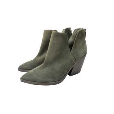 Vince Camuto Gidgeta Suede Bootie Size 6.5 Olive … - image 1