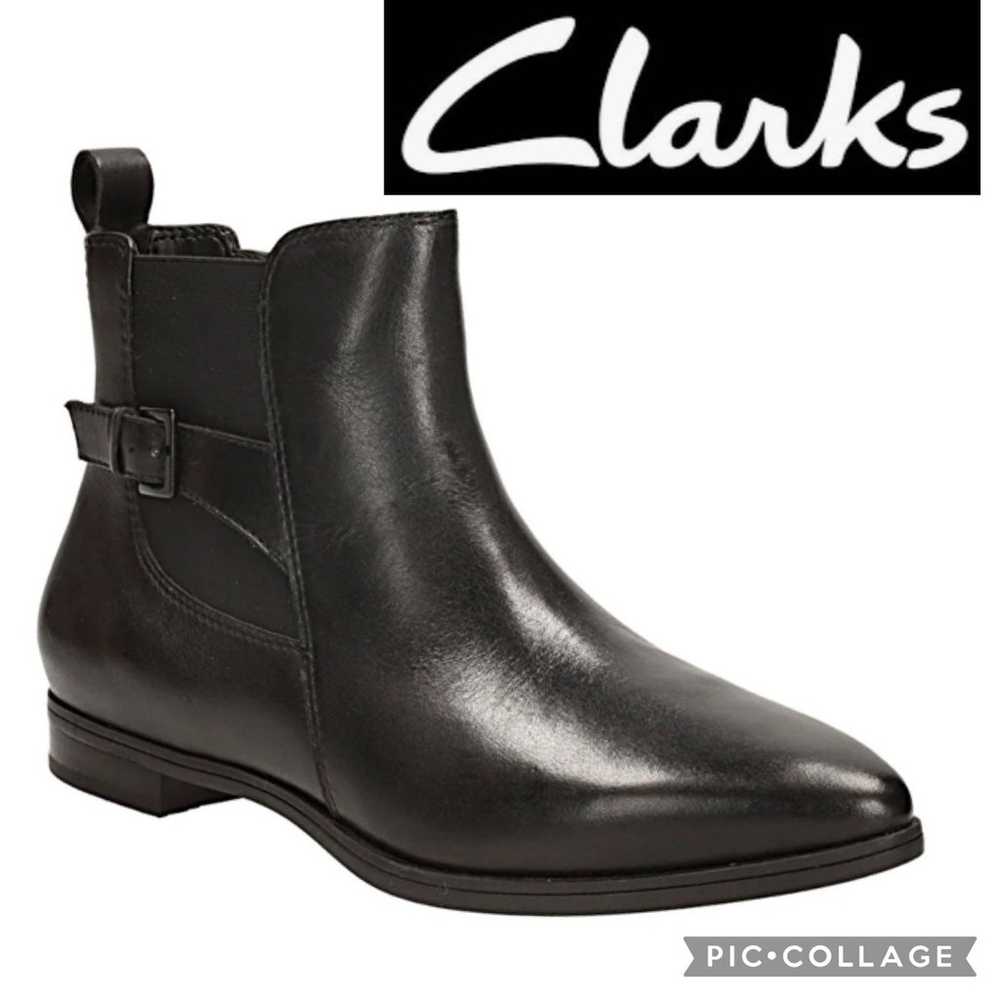 Clarks Morela Liza ankle black boots size 6.5 lik… - image 1