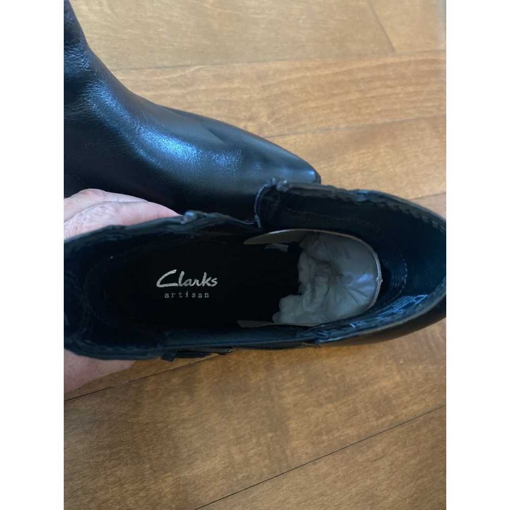 Clarks Morela Liza ankle black boots size 6.5 lik… - image 8