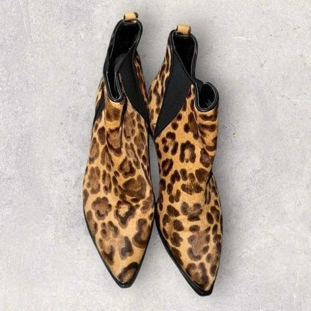 Marc Fisher Mlyardly Leopard Calf Hair Chelsea Le… - image 2