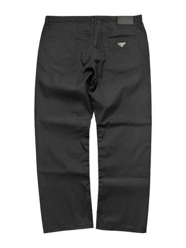 Prada Sz54 2022 Re-Nylon Black Trouser Pant