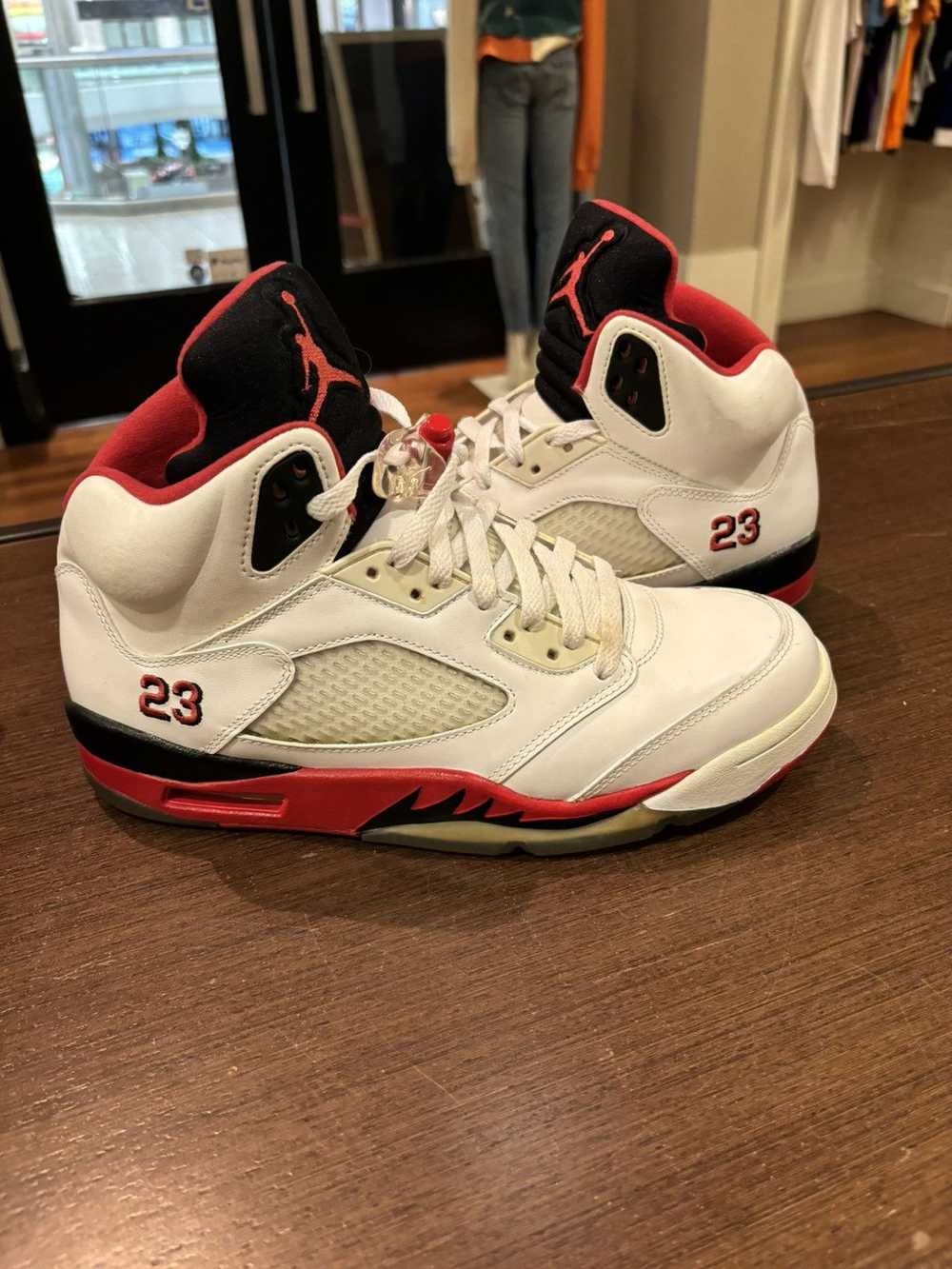 Jordan Brand Jordan 5 Retro ‘Fire Red Black Tongu… - image 1