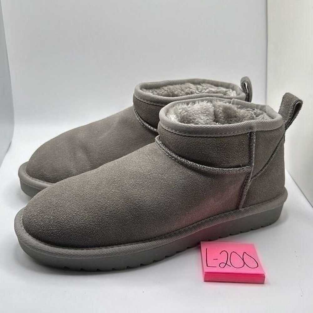 CUSHIONAIRE Women's pull on boot 8.5 GRAY - image 3