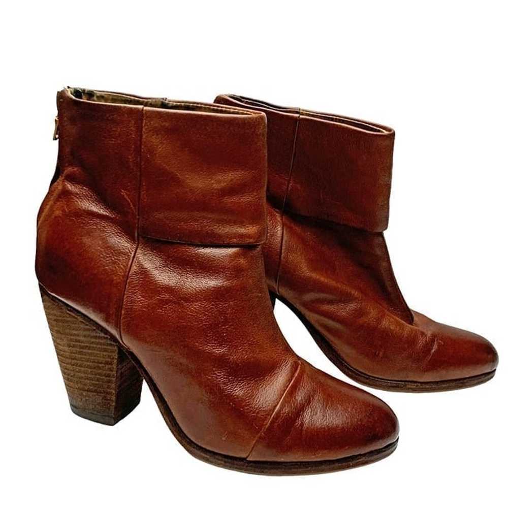 rag & bone Newbury Distressed Leather Ankle Boots - image 6