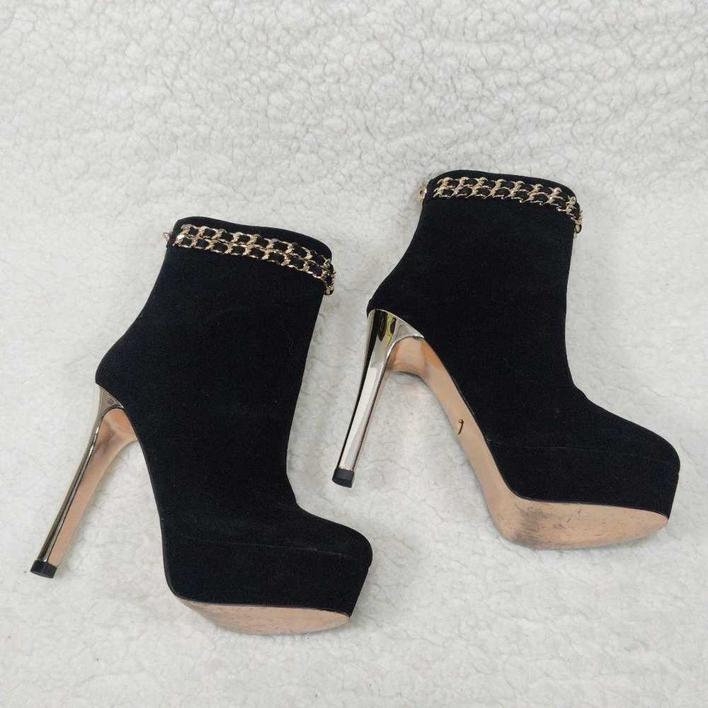 Rady Lady Short Boots Booties Suede High Heels Bl… - image 3