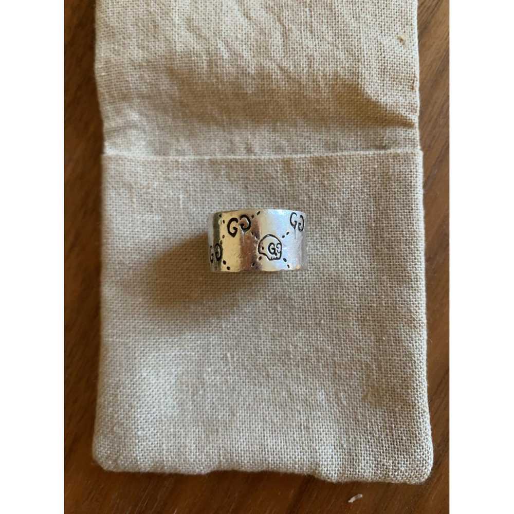 Gucci Icon silver ring - image 2