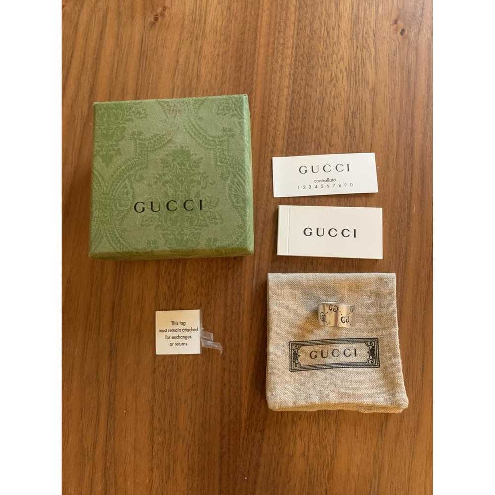 Gucci Icon silver ring - image 3