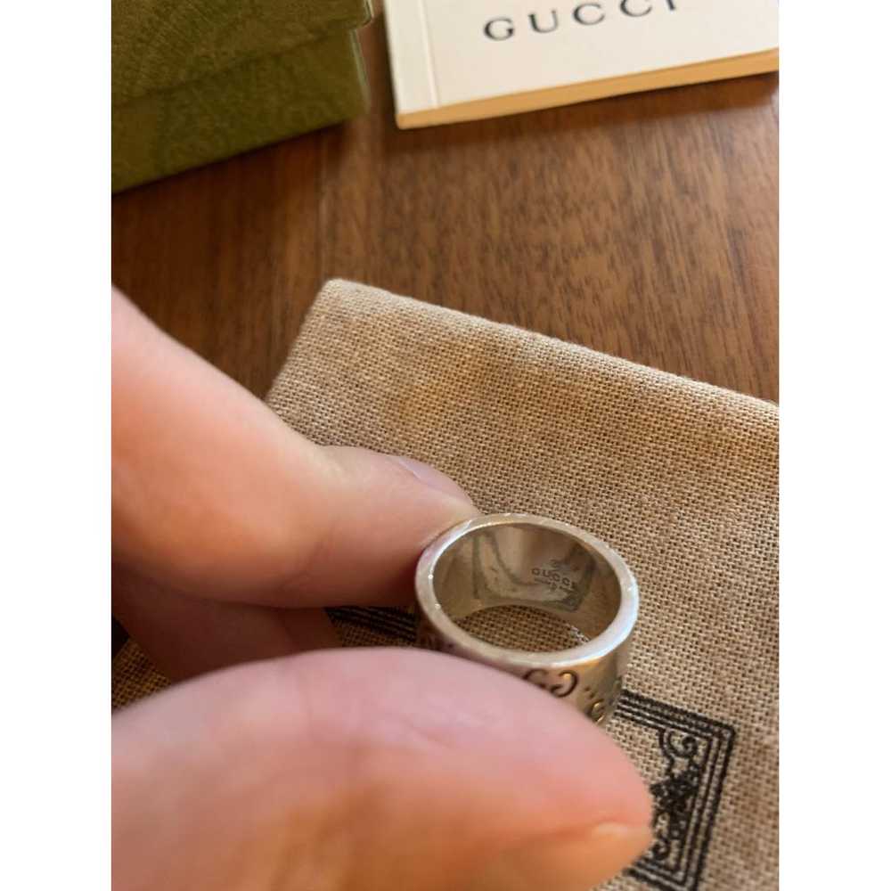 Gucci Icon silver ring - image 5