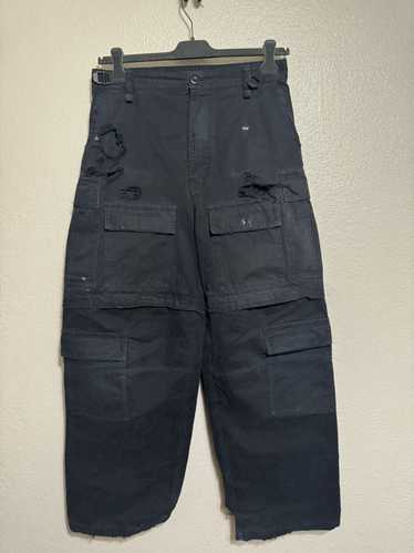 Balenciaga Balenciaga Distressed Large Cargo Pants