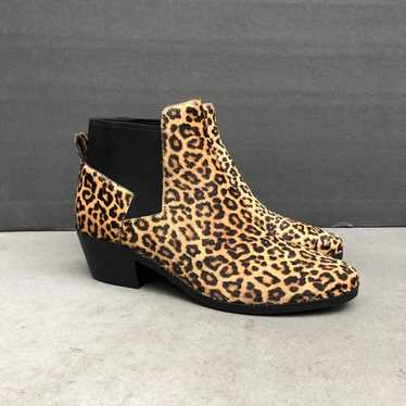 Cole Haan Gia women's animal print ankle bootie si