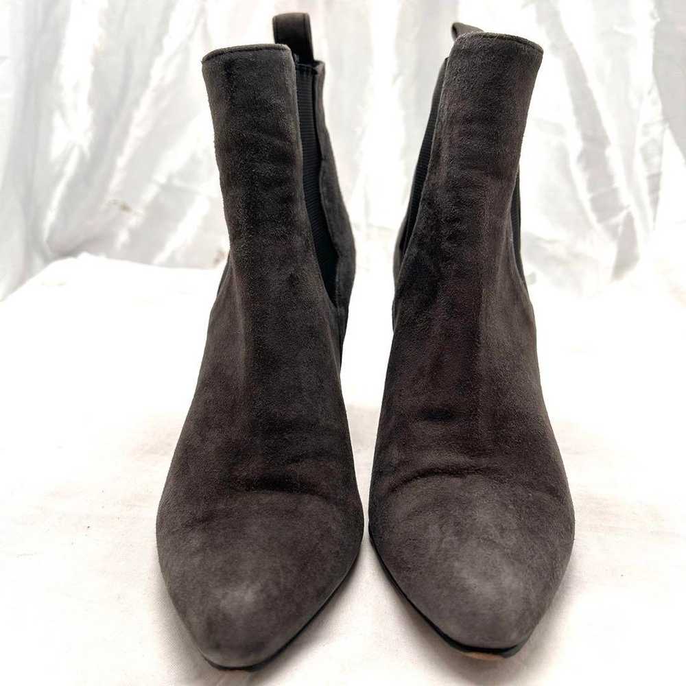 【Classic】LANVIN Suede Side Gore Boots with High H… - image 2