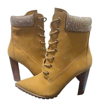 Steve Madden Karmen Cognac Studded Ankle Boots NW… - image 1