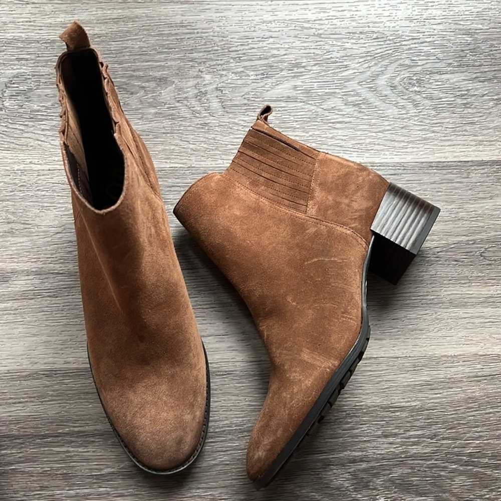 Sam Edelman Kaiti Leather Ankle Boots Casual brow… - image 1